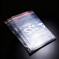 Sacs refermables en plastique transparent écologiques, auto-scellants, LDPE biodégradable, recyclables, pour l'emballage des vêtements
