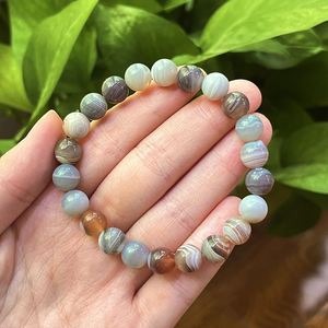 Bracelet en pierre naturelle avec perles de verre colorées, expert en paix intérieure, fabricant vérifié, faible MOQ - Product Image 3