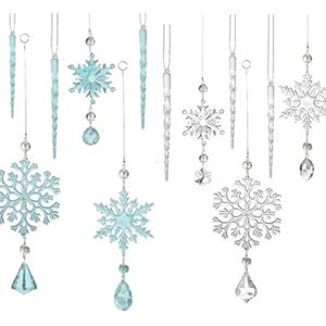 Accesorios Navideños Creativos en Oferta, Adornos Colgantes de Copos de Nieve Acrílicos Duraderos, Decoraciones Navideñas Colgantes - Product Image 2