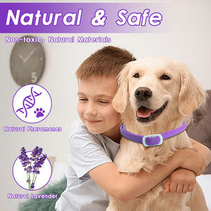 <span class=keywords><strong>Collar</strong></span> Calmante para Perros, 4 Piezas, Alivio de la Ansiedad, <span class=keywords><strong>Collar</strong></span> de Silicona de PVC para Reducir el Estrés de las Mascotas - Product Image 3
