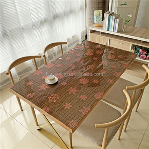 Trang Trí Nội Thất Bàn Ăn Rõ Ràng Nhựa Bảng Bảo Vệ Với Bông Tuyết Thiết Kế - Product Image 6