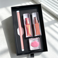 Coffrets cadeaux de maquillage cosmétique DIY végétaliens, crayons à lèvres haute pigmentation, kit de gloss à lèvres, emballage en boîte, kits à lèvres personnalisés