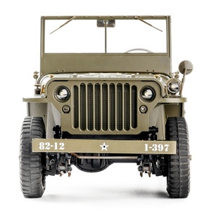 ROCHobby FMS 1941 Willys MB Scaler 1:12 Jeeps RTR 2.4G Radio <span class=keywords><strong>4X4</strong></span> Système d'éclairage LED Télécommande RC Crawler Véhicule Jouet - Product Image 3