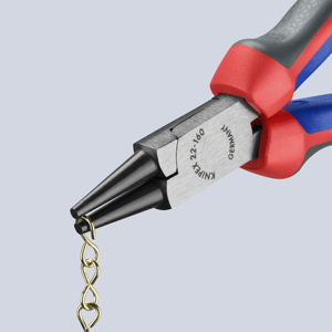 คีมปากกลม KNIPEX 22 02 160 ด้ามจับแบบสบายมือ สีดำ 160 มม. - Product Image 6