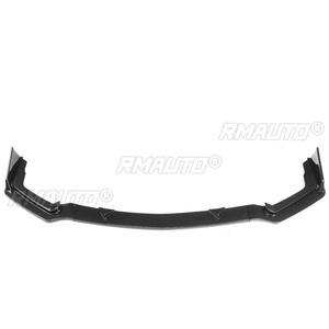 Black/Carbon Fiber Look <b>Car</b> Front Bumper Splitter Lip <b>Diffuser</b> Body Kit Spoiler Guard For Infiniti Q50 Sport 2014 2015 2016 2017 - Product Image 2