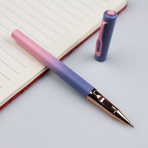 चमकदार प्रोमो सामग्री प्यारा यांत्रिक पेंसिल प्यार हमेशा के लिए गोल्डन फ्लैक नीली गेंद पेन - Product Image 3