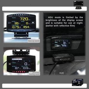 Lufi X1 OBD2 डिजिटल गेज टर्बो बूस्ट तेल दबाव पानी का तापमान के लिए कार हवा RPM ईंधन गति EXT तेल मीटर OBD HUD प्रदर्शन - Product Image 4