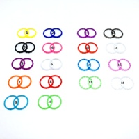 18 couleurs, 1 paire d'anneaux pour manette PS5, anneau pour joystick PS5, anneau pour bouton PS5