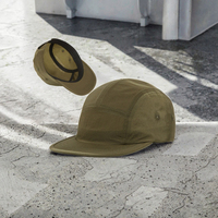 Casquette Strapback non structurée à profil bas, logo personnalisé imprimé, en nylon imperméable, séchage rapide, pour le sport, les activités de plein air, les voyages, la course à pied et le camping