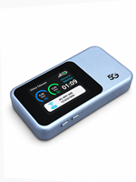 Point d'accès mobile WiFi6 double bande 4G LTE ZX7520V3T avec écran LCD HD de 2 pouces, batterie de 3000 mAh, routeur MIFI avec carte SIM pour le marché européen et asiatique