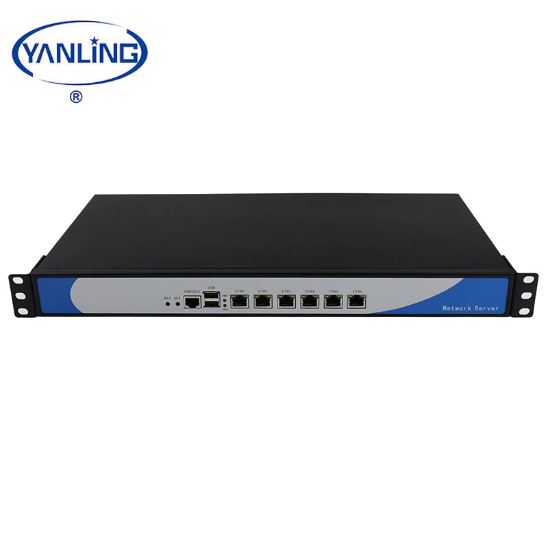 YanLing брандмауэр Z87 чипсет поддержка 16 ГБ оперативная память с 6 gigabit lan pfsense брандмауэр