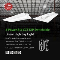 ETL DLC 5.1 Premium — lampe Led linéaire sélectionnable, 3 Power et 3 CCT, haute baie