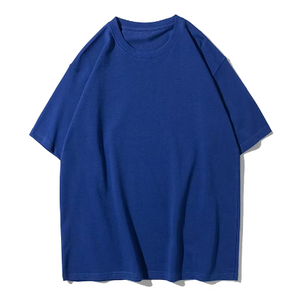 Dropshipping Camiseta de algodón HeavyWeight Camiseta de gran tamaño Camiseta personalizada de espuma 3D para hombre Camiseta con logotipo para hombre - Product Image 4