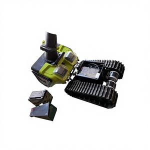 <span class=keywords><strong>Souffleuse</strong></span> à neige télécommandée tout-terrain à chenilles, balayeuse à neige télécommandée motorisée, chenilles en caoutchouc, lance-neige, déneigement - Product Image 2