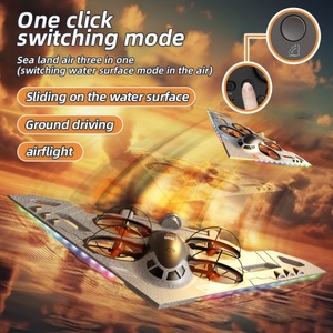 SJY-ZF20 Avión de Fotografía Aérea H20 Terrestre, Marítima y Aérea, Avión de Espuma RC de 2.4Ghz con Luz LED, Avión RC con Cámara - Product Image 6