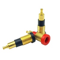 Connecteur Électrique Banane en Laiton Nickelé, Prise Banane 24V, Compatible avec Fiche Banane 4mm