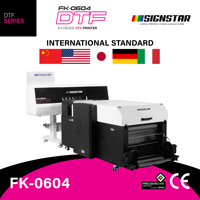 Impresora DTF de 60 cm con 4/3 cabezales de impresión Epson I3200, máquina de transferencia de calor con película PET para logotipos personalizados en prendas de vestir