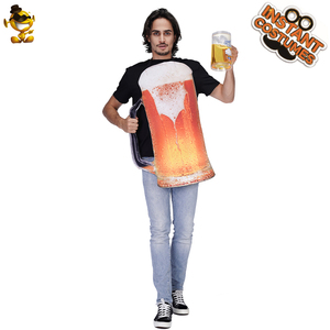 Divertido Disfraz <span class=keywords><strong>de</strong></span> Cerveza Unisex para Cosplay, Fiesta <span class=keywords><strong>de</strong></span> Disfraces <span class=keywords><strong>de</strong></span> Halloween, Disfraz <span class=keywords><strong>de</strong></span> Cerveza para <span class=keywords><strong>Parejas</strong></span> Adultas - Product Image 4