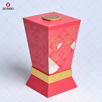 Nouveaux designs de packs personnalisés, flacon de parfum vide en carton fait main de 50 ml et boîte-cadeau en papier rigide de luxe
