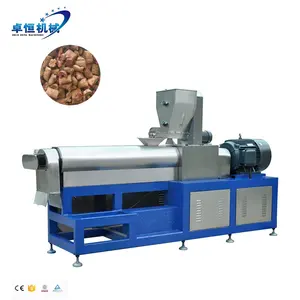 Zhuoheng Factory Price big capacity pet dog food /dog treats making extruder machine production line