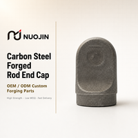 Embout de tube en acier au carbone forgé sur mesure, en forme de dôme, usiné CNC de précision, connecteur de raccordement OEM, directement de l'usine