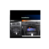 Autoradio Android avec GPS pour Mercedes Benz Classe E/CLS W211 W219 2002-2009, écran tactile sur tableau de bord, autoradio Android