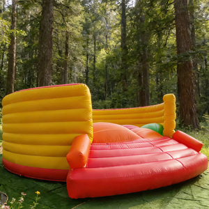 Pista <span class=keywords><strong>de</strong></span> Saltos Inflable Wipeout: Juego Interactivo Deportivo Extremo, Nube <span class=keywords><strong>de</strong></span> Rebote, Pista <span class=keywords><strong>de</strong></span> Obstáculos Gigante, PVC <span class=keywords><strong>de</strong></span> 0.55mm, 12*13m/5*5M - Product Image 4