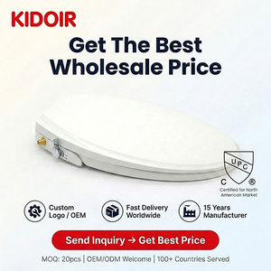 KIDOIR Premium PP Bidet WC à fermeture douce avec buse autonettoyante, bidet manuel pour la rénovation des salles de bain nord-américaines - Product Image 6