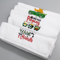 Ensemble de serviettes de bain d'hôtel en coton jacquard texturé de luxe confortable avec logo personnalisé