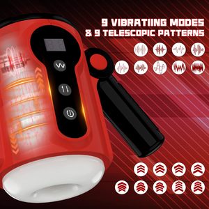 Masturbateur automatique à vitesse variable avec poignée, vibrant et pénétrant, machine électrique de masturbation masculine pour hommes - Product Image 2