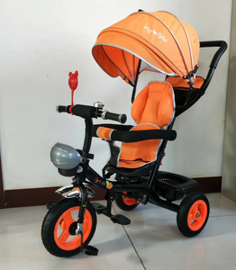 Installation en un Clic En Cuir <span class=keywords><strong>Rotatif</strong></span> Siège Bébé Tricycle Avec RSC Roue - Product Image 3