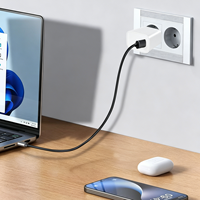Chargeur rapide 65W GaN PD 3.0 QC3.0 Type-C, chargeur mural, prise EU, pour ordinateur portable, téléphone portable, appareil photo, écouteurs, SCP OTP, ignifuge