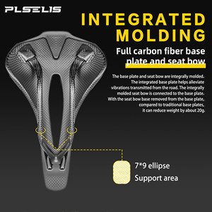 <span class=keywords><strong>Selle</strong></span> de vélo Plselis entièrement en fibre de carbone, impression 3D, <span class=keywords><strong>selle</strong></span> de vélo de route, accessoires de vélo, siège léger et confortable - Product Image 5