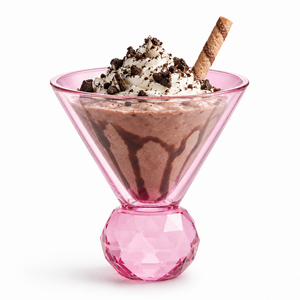 Ensemble de verres à martini <span class=keywords><strong>Paris</strong></span> Hilton, base en gemme iconique, robuste, isolé, 10,5 <span class=keywords><strong>oz</strong></span>, 2 pièces, rose - Product Image 1