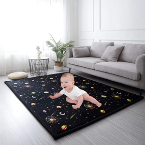 <span class=keywords><strong>Tapis</strong></span> de jeu <span class=keywords><strong>pour</strong></span> bébé en mousse à mémoire de forme antidérapante en polyester FIGOO, <span class=keywords><strong>tapis</strong></span> de ramper doux facile à nettoyer, <span class=keywords><strong>tapis</strong></span> de sol épais imperméable <span class=keywords><strong>pour</strong></span> enfants - Product Image 4