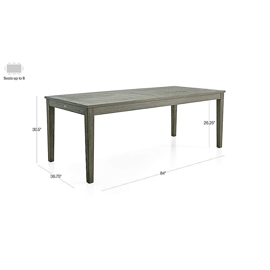 Backyard wood outdoor furniture all-weather teak garden dining table and chairs set for patio