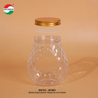 Boîtes en plastique PET vides modernes de haute qualité, pots en plastique transparents, emballage avec couvercles