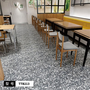 Revêtement de sol de <span class=keywords><strong>terrasse</strong></span> de style moderne, pierre de terrazzo artificielle, carrelage de sol en terrazzo 600x600mm 800x800, fourniture pour projet en Australie. TTB213 - Product Image 2