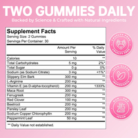Complément alimentaire en marque privée OEM, Balance 60 Gummies, GOMMES À LA PHÉROMONE, Racine de Maca