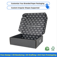 Boîtes en carton ondulé durables personnalisées, accessoires d'emballage, emballage pour l'e-commerce, emballage d'expédition, petites boîtes d'emballage, karton