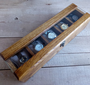 <b>Watch</b> Box, <b>Watch</b> <b>Case</b>, Wood <b>Watch</b> Box, <b>Watch</b> Box for Men <b>Watch</b> Box for Men, Custom Mens Jewelry Box - Product Image 1