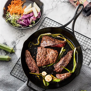 Accessori da cucina Set di padelle in ghisa Pre-stagionato da cucina pentole pentole Set di frittura antiaderente - Product Image 2