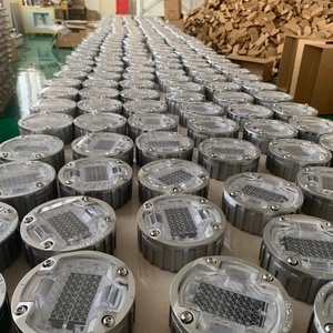 Ojos De Gato Embedded Driveway Marking Aluminum Cat <strong>Eyes</strong> Flashing Markers Solar Road Stud - Product Image 5