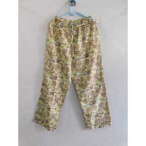 Floral Printed Women Pajama Set 100% Cotton Long Sleeve Woven Shirt with Matching <b>Pants</b> Comfortable Lightweight Summer - Product Image 4