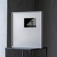 Peinture murale moderne Niche Art Advanced Sense, paysage, cadre en alliage d'aluminium pour salon, chambre à coucher, café, décoration