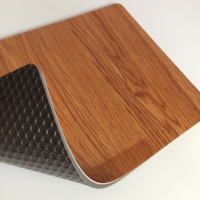 Revêtement de sol en vinyle PVC antidérapant moderne pour salle de sport intérieure industrielle, 4,5 mm, avec design graphique