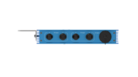 Micro-onduleur solaire GIWT GMI1200A 1200W, couleurs gris/orange/bleu, provenant du Sichuan, Chine