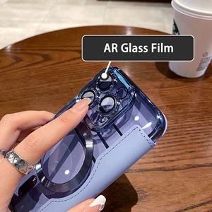 Étui de téléphone à clapet créatif pour iPhone 17 16 Promax, étui en cuir TPU magnétique plaqué avec emplacement pour carte pour <span class=keywords><strong>Samsung</strong></span> S25 Ultra S24FE - Product Image 4