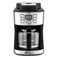 Cafetera de Goteo Programable ANBOLIFE de 12 Tazas con Opciones de Preparación Regular y Fuerte |   Función de Pausa Automática y Vertido