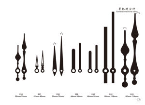 1 bộ tự làm kim loại màu trắng Đồng hồ treo tường kim con trỏ Đồng hồ thạch anh Đồng hồ tay cho đồng hồ thay thế phụ kiện một phần - Product Image 5
